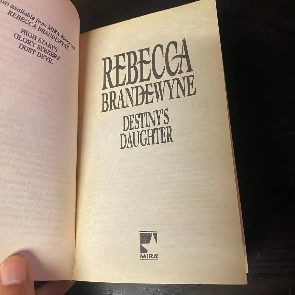 Destiny's Daughter by Rebecca Brandewyne (2001, Mass Market)